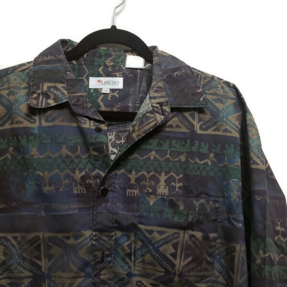 Funky 70's LS Button-up Shirt - Picture 2 of 2